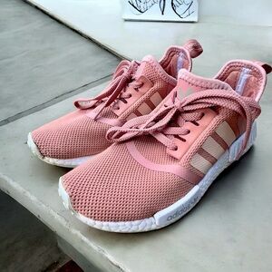 Adidas Originals running shoe
NMD_R1 W  Sz 7 1/2 pink / salmon gently used